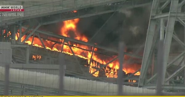 Incendie d'une importante centrale thermique au Japon