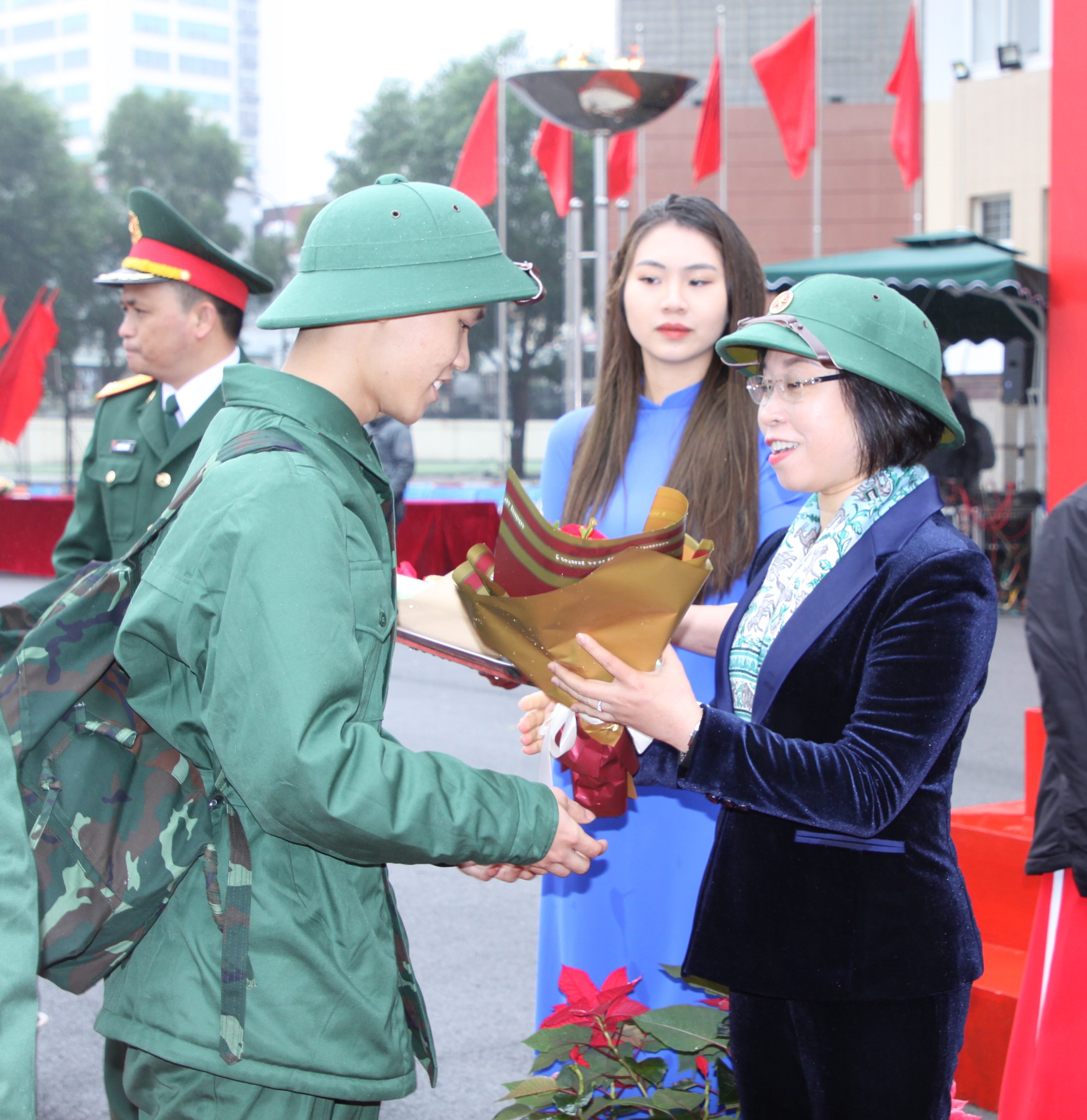 Military handover ceremony of Ba Dinh district in 2024