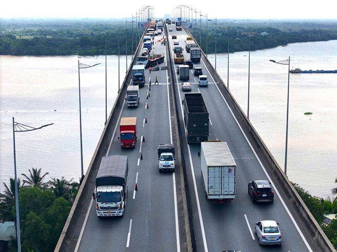 Las reparaciones del puente Long Thanh se completaron antes de lo previsto