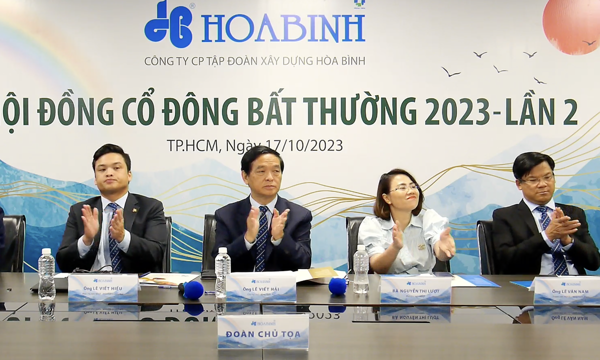 Mr. Le Viet Hai: Hoa Binh Construction is about to collect a debt of more than 2,800 billion VND