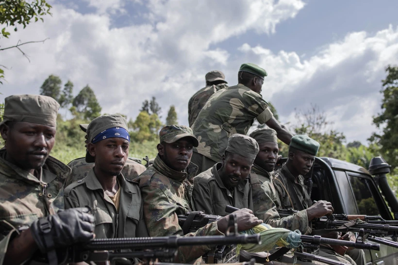 M23 forces in Rumangabo area, Democratic Republic of Congo, January 6, 2023. (Photo: AFP/VNA)