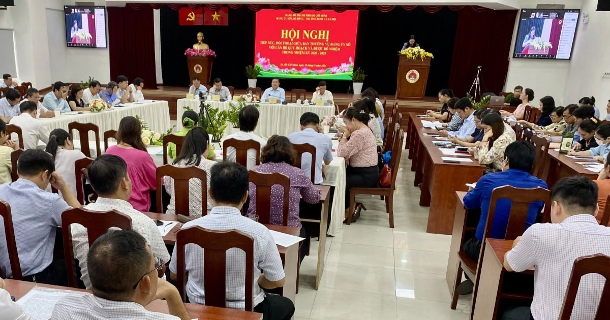 Department of Labor, Invalids and Social Affairs of Ho Chi Minh City dialogues with planning officials