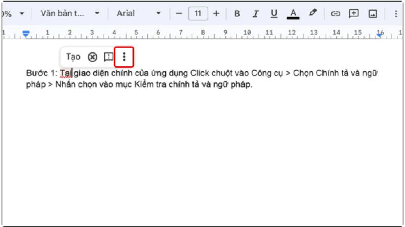 Kiểm tra chính tả bằng Google Docs đơn giản, hiệu quả