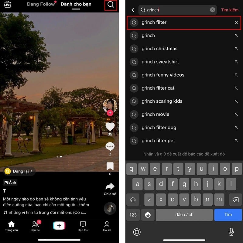Hướng dẫn cách tải filter Grinch trên TikTok cực ấn tượng