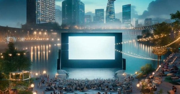 Pour la première fois, Ho Chi Minh-Ville dispose d'un cinéma en plein air comme dans les films coréens.