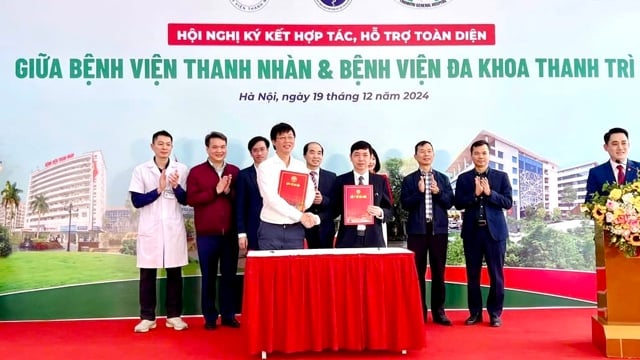 Das Thanh Nhan Hospital unterzeichnete eine Kooperationsvereinbarung mit dem Thanh Tri General Hospital