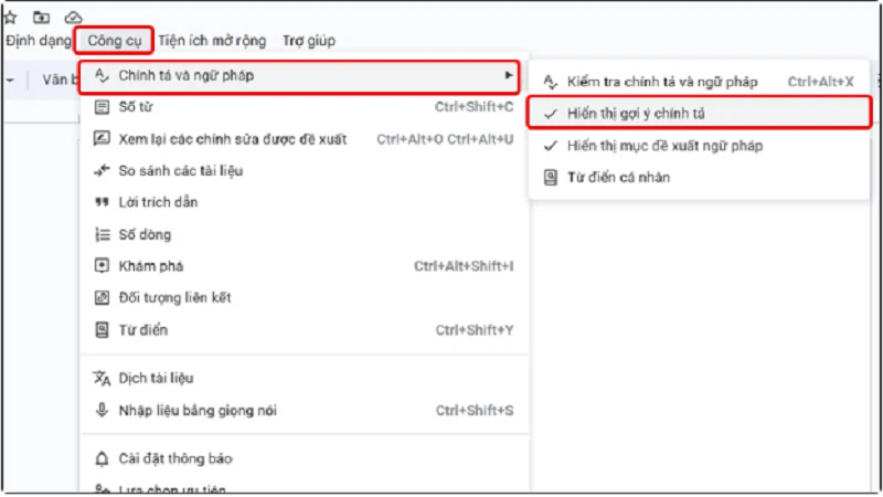 Kiểm tra chính tả bằng Google Docs đơn giản, hiệu quả