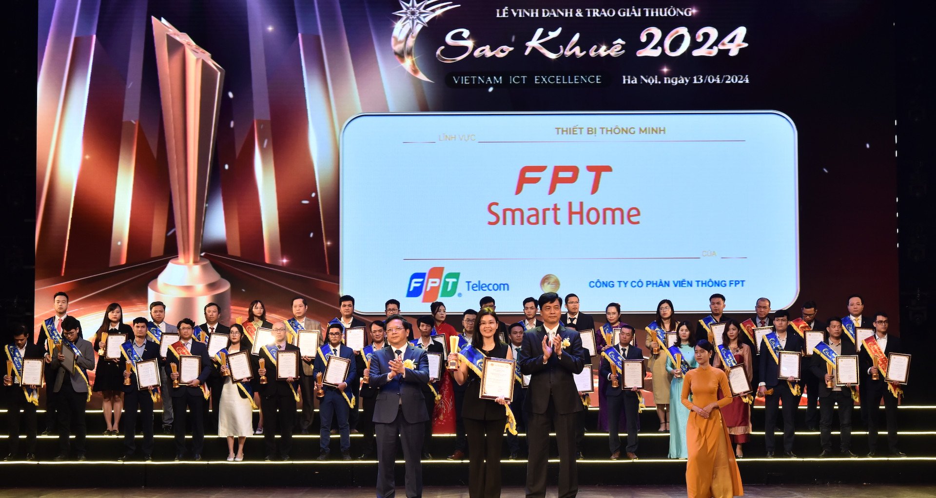 6 sản phẩm FPT Telecom nhận danh hiệu Sao Khuê 2024