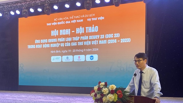 Hội nghị - Hội thảo “Ứng dụng Khung phân loại thập phân Dewey 23 (DDC 23) trong hoạt động nghiệp vụ của các thư viện Việt Nam (2014 - 2023)" - Ảnh 2.