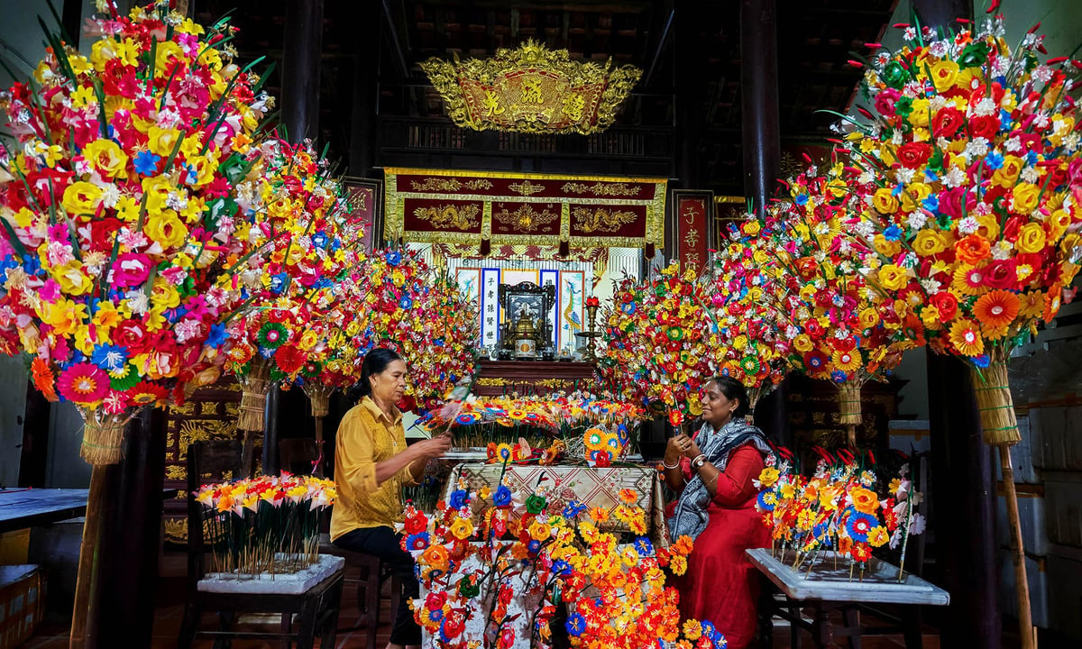 Visita el pueblo de flores de papel de 300 años de antigüedad de Thanh Tien en Hue