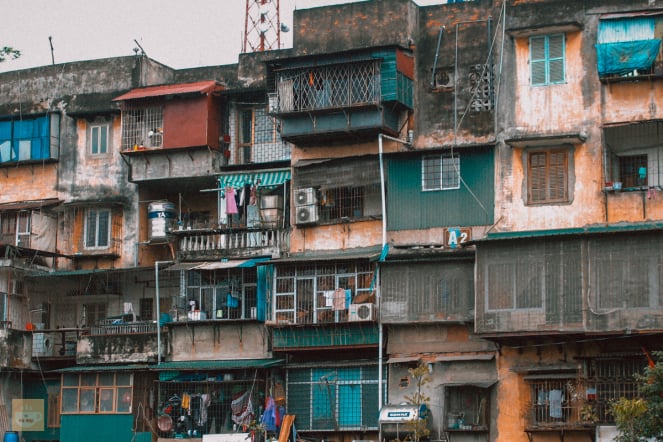 Después de la construcción del edificio de apartamentos, se propuso reconstruirlo rápidamente. Imagen 1