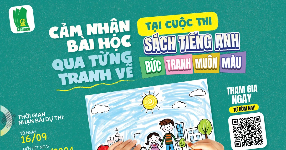 Cuộc thi vẽ “Sách Tiếng Anh”: Cảm nhận bài học – sáng tạo tranh vẽ