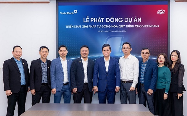 VietinBank hợp tác với FPT tự động hóa quy trình bằng robot ảo