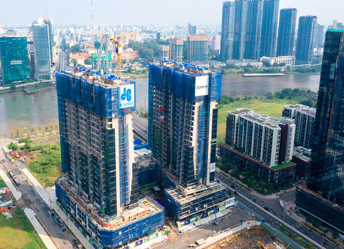 The project is invested by Hoa Binh Construction. Photo: Hoa Binh