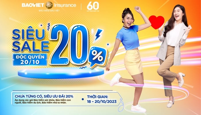 Súper promoción de Bao Viet Insurance para celebrar el Día de la Mujer Vietnamita el 20 de octubre