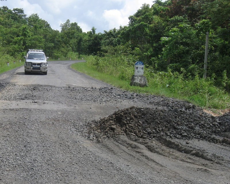 Ein Abschnitt der Nationalstraße 29 durch Dak Lak.