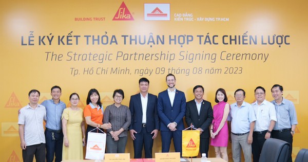 Coopération stratégique entre Sika Vietnam et l'amélioration de la qualité des ressources humaines dans le secteur de la construction