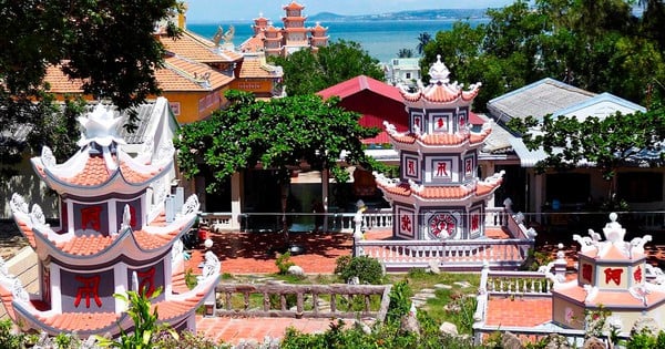 Ein Ort in Binh Thuan war früher ein dichter Wald, in dem wilde Tiger und wilde Tiere zum Teich strömten, um Wasser zu trinken.