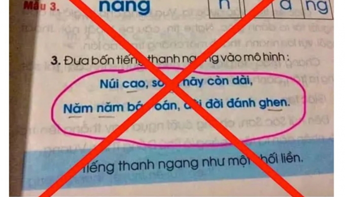 Đề nghị xử lý nghiêm người đăng tin, bình luận xuyên tạc sách giáo khoa