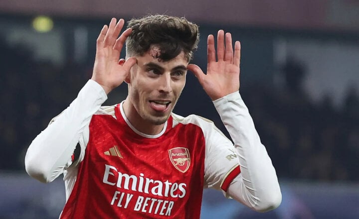 Kai Havertz will lead Arsenal's attack when they host Bayern Munich.