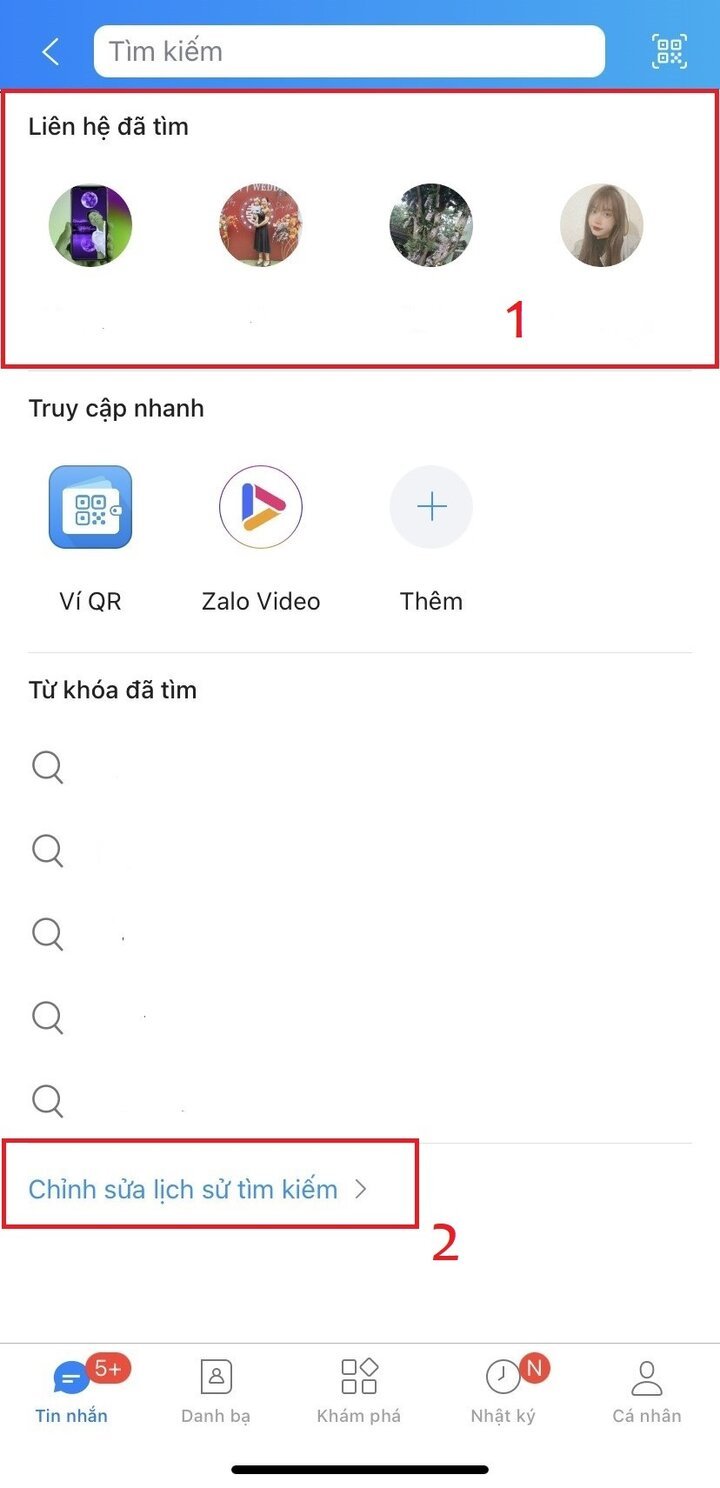 How to delete search history on Zalo in just 3 simple steps - 2
