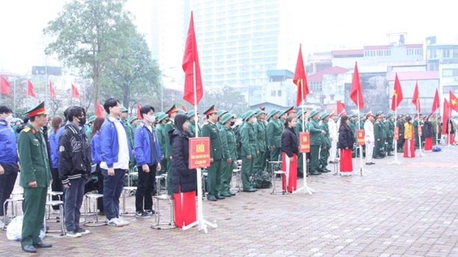 Military handover ceremony of Ba Dinh district in 2024