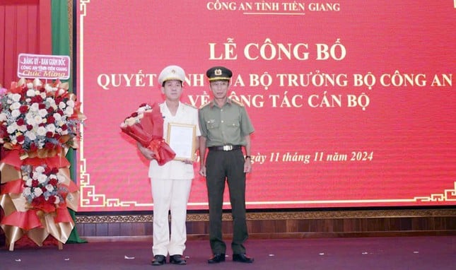 Le lieutenant-colonel Tran Van Tron nommé directeur adjoint de la police provinciale de Tien Giang, photo 1