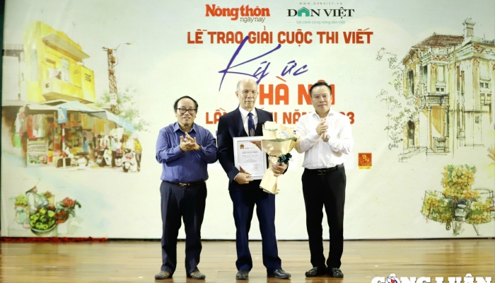 Báo Nông thôn Ngày nay trao giải Cuộc thi viết Ký ức Hà Nội lần thứ 2