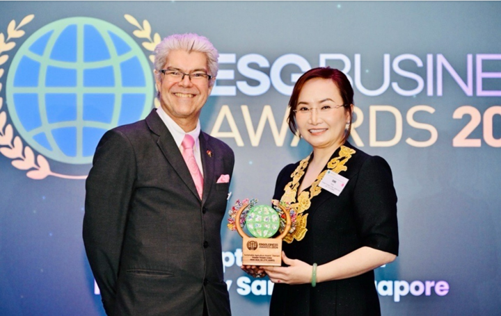 En septiembre de 2024, TTC AgriS tuvo el honor de ser el único representante de Vietnam en recibir el título de Agricultura Sostenible en los ESG Business Awards 2024.