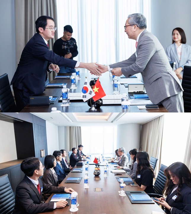 Signing ceremony between Duy Tan University and Hyundai on scholarships and human resource training photo 3