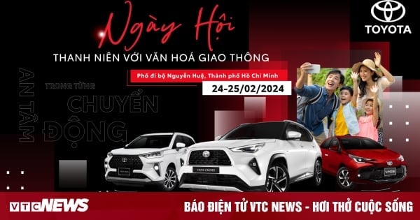 Đón 2024 cùng 'Ngày hội Thanh niên với văn hóa giao thông năm 2024' của Toyota