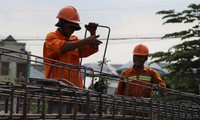 Chantier de construction animé d'un projet clé à Ho Chi Minh-Ville