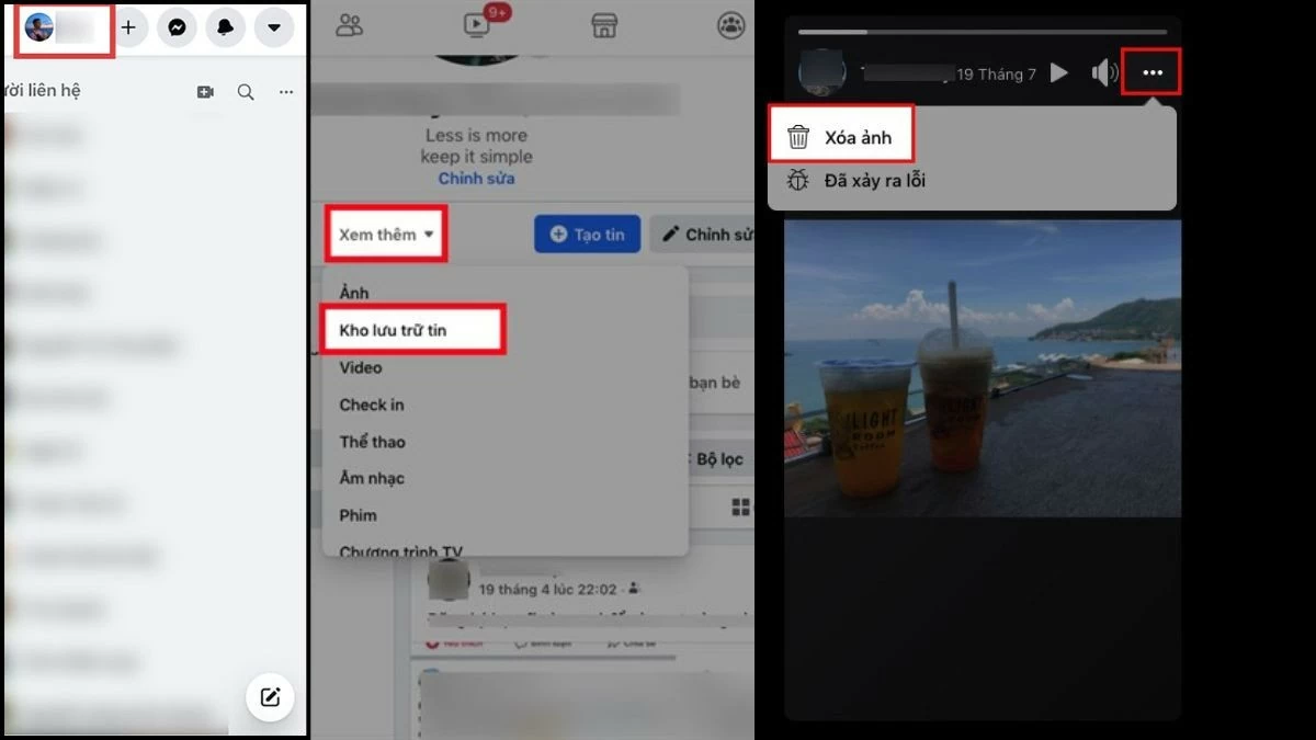Xóa story cũ trên Facebook chỉ vài thao tác đơn giản