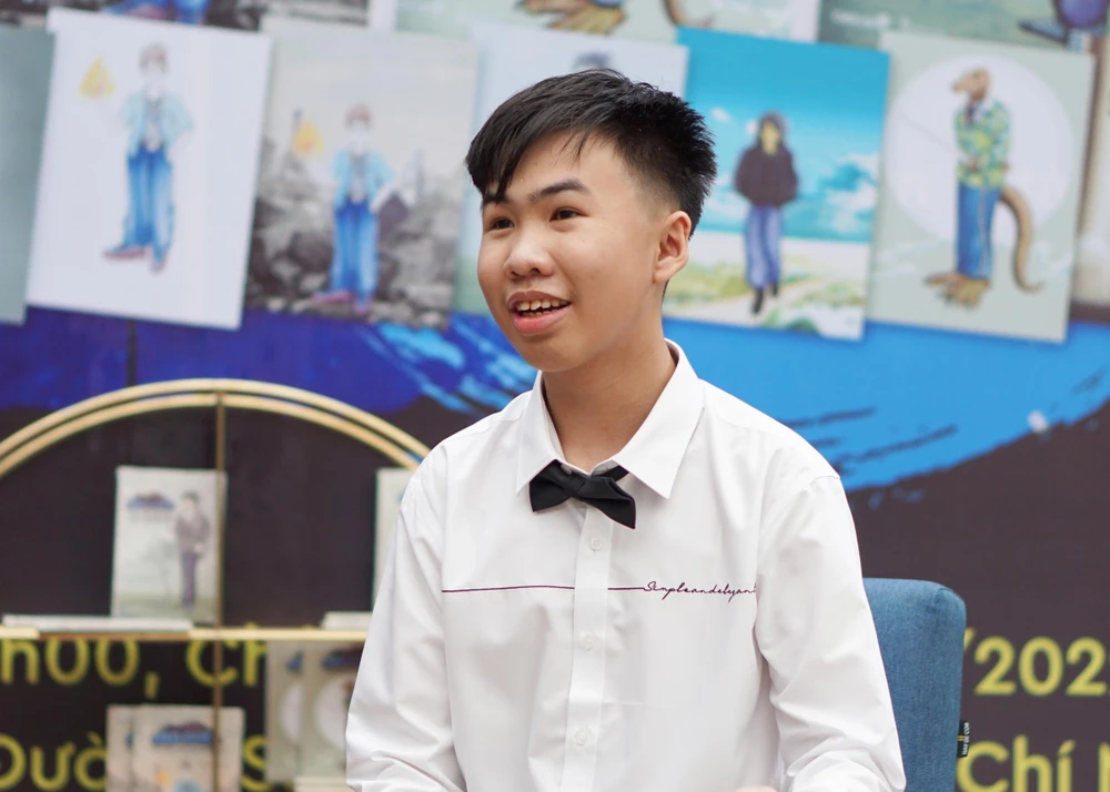 Author Cao Viet Quynh was awarded the National Book Award in 2022 and is the youngest Vietnamese author to receive this award. (Photo: TTVH)