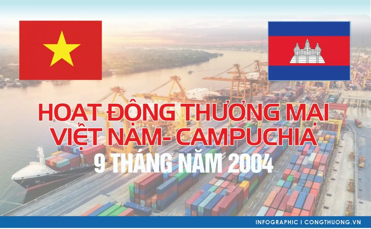 Infografía | Actividades comerciales entre Vietnam y Camboya en los nueve meses de 2024