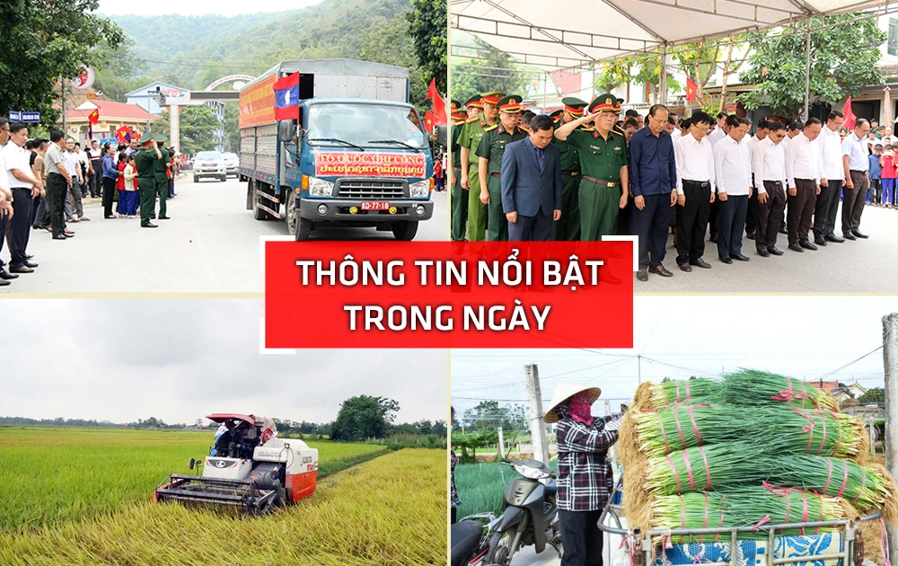 Nghệ An: Thông tin nổi bật ngày 22/5