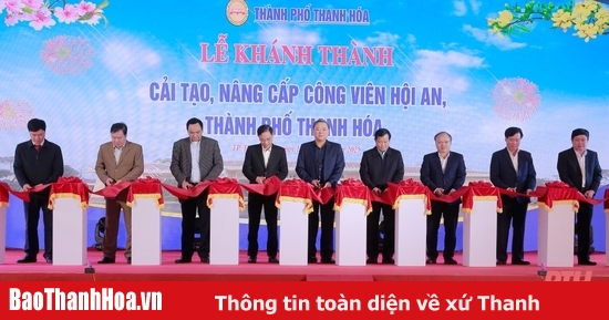 Complete upgrading and renovating Hoi An Park