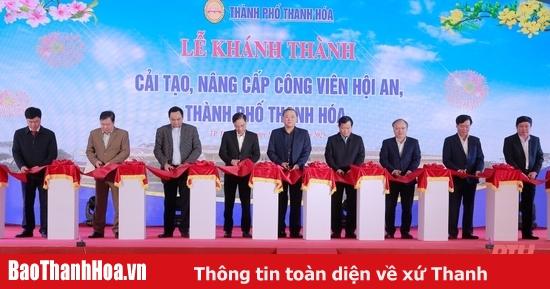 Hoàn thành nâng cấp, cải tạo Công viên Hội An