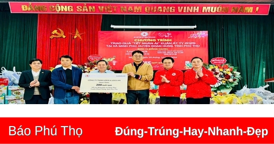 Chương trình trao quà “Tết nhân ái” Xuân Ất Tỵ 2025 tại huyện Đoan Hùng