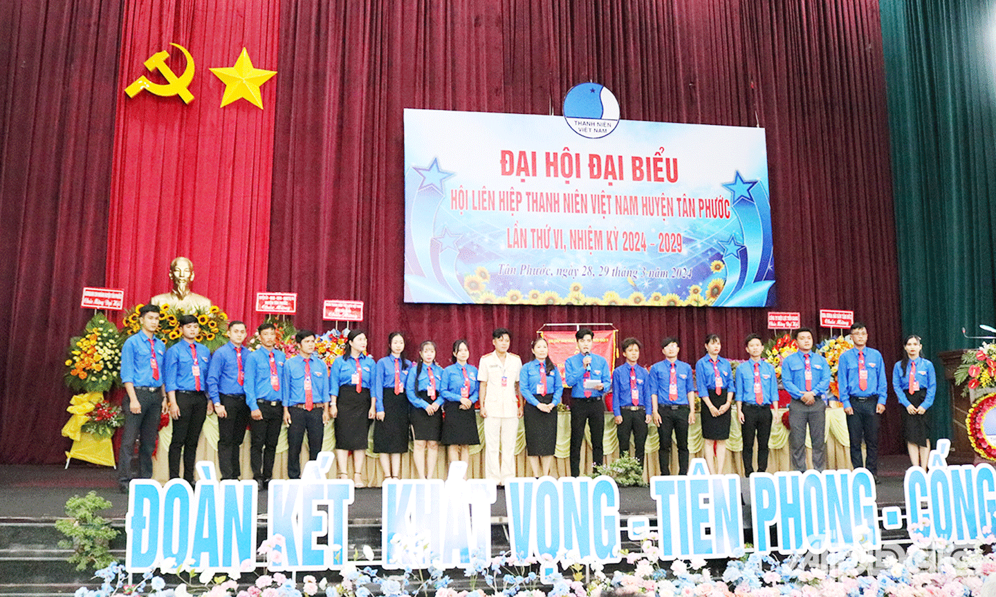 Delegation zur Teilnahme am 7. Kongress der Jugendunion der Provinz Tien Giang, Amtszeit 2024 – 2029, vorgestellt