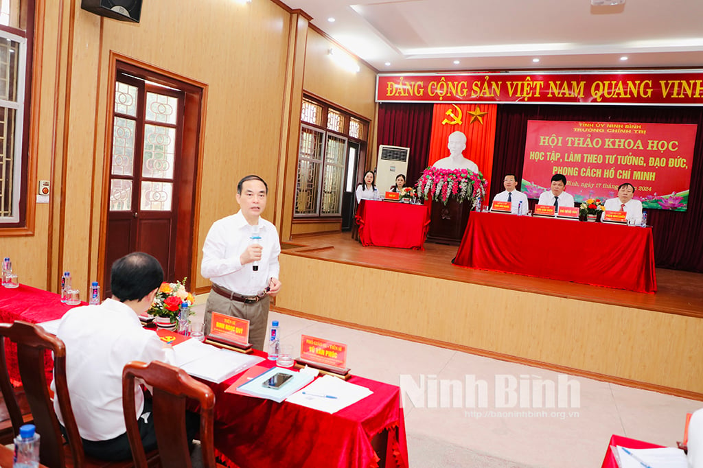 Scientific workshop: Learning and following Ho Chi Minh's ideology, morality and style