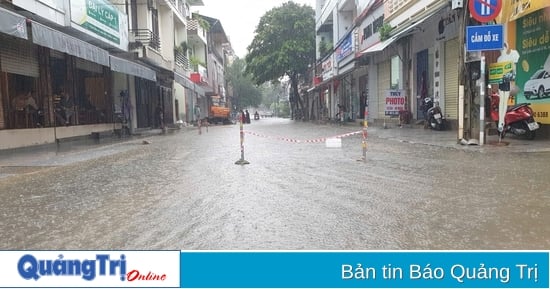 Fortes pluies, de nombreuses rues inondées