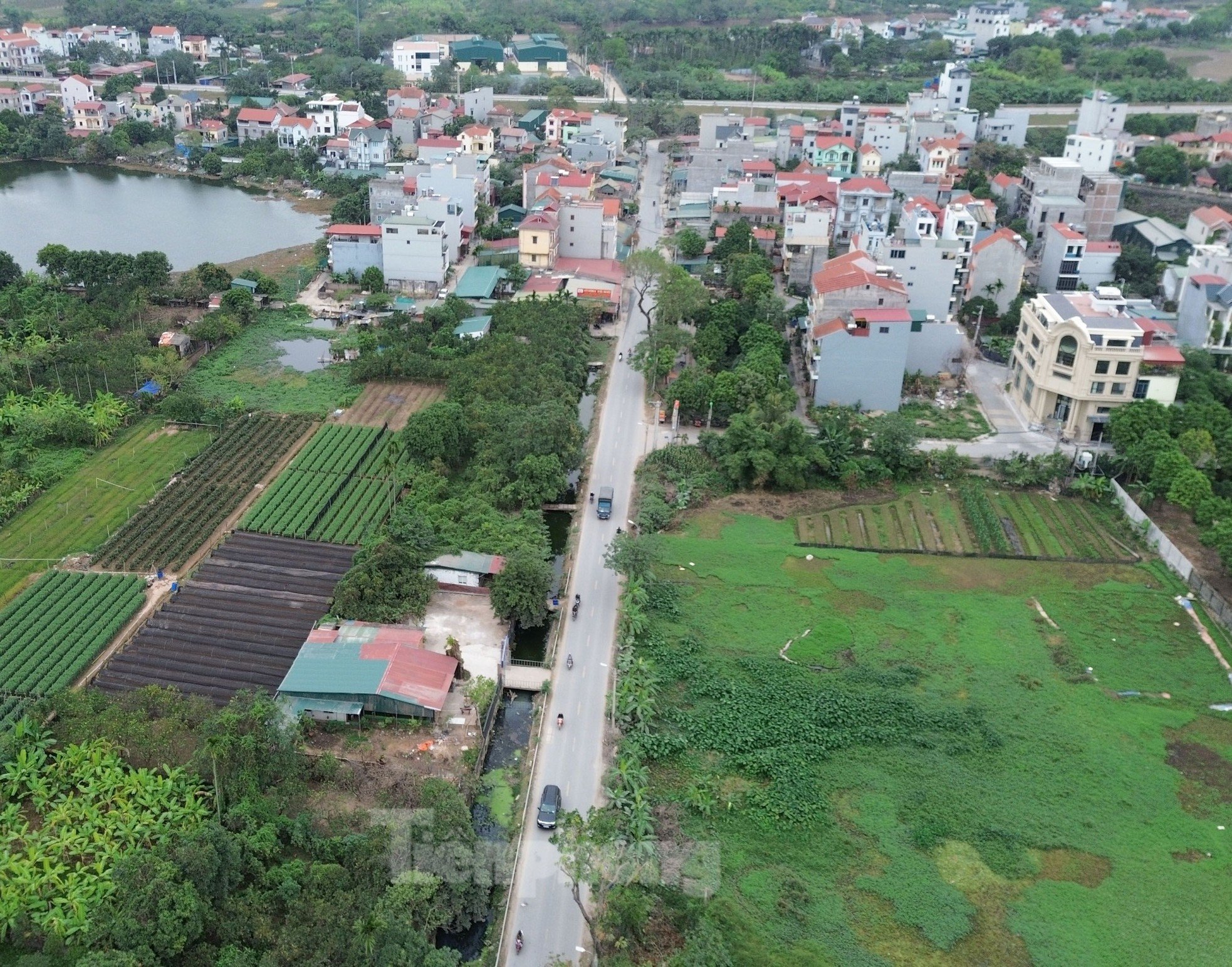 Hanoi: Primer plano de la zona donde se construirá el puente Thuong Cat de ocho carriles, foto 4