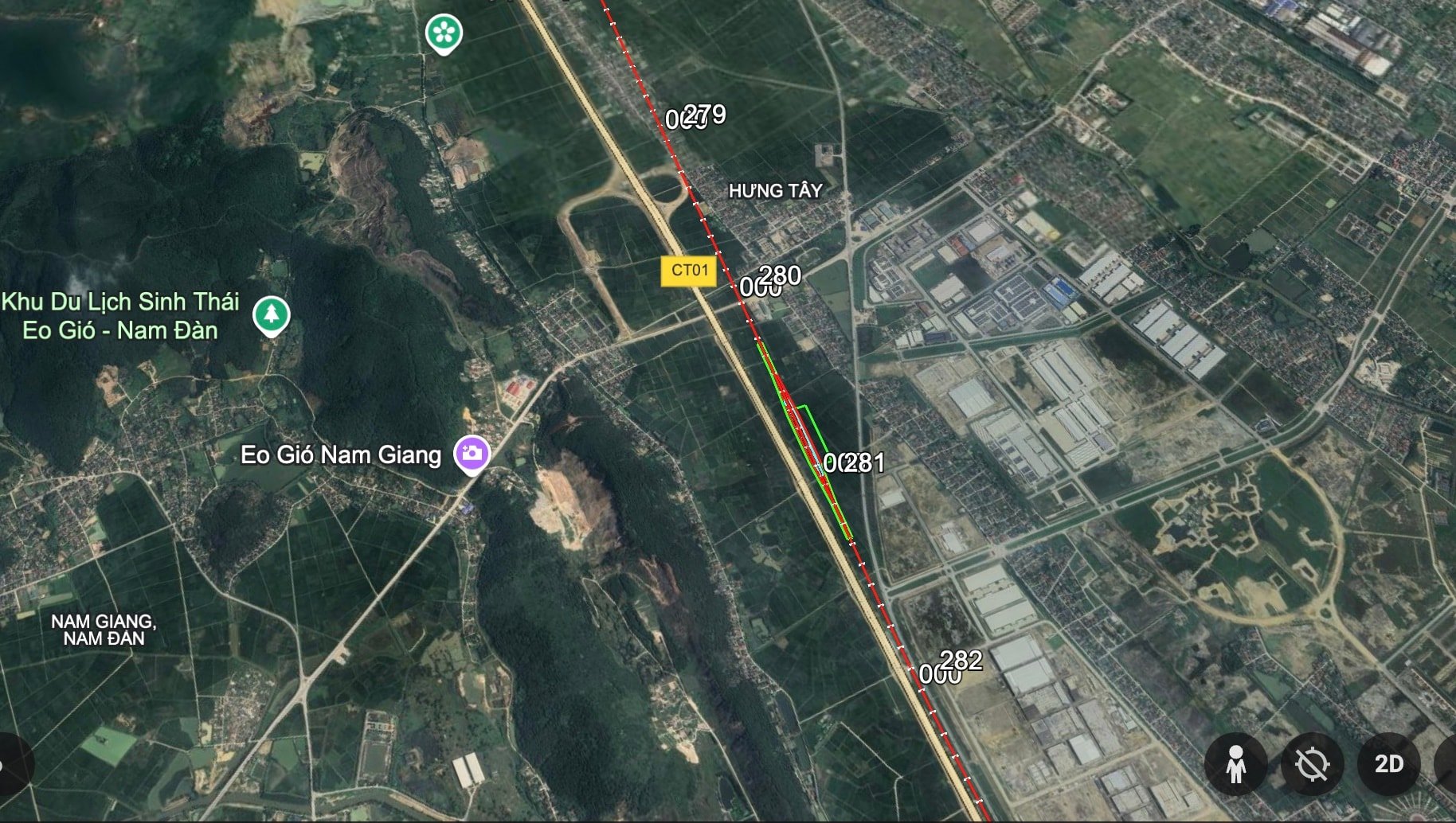 Vinh station is expected to be located in Hung Tay commune, Hung Nguyen district, west of Vinh bypass, east of North-South expressway.