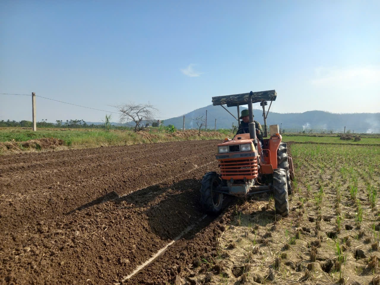 Nông dân Kinh Môn khắc phục khó khăn, tập trung làm đất vụ đông