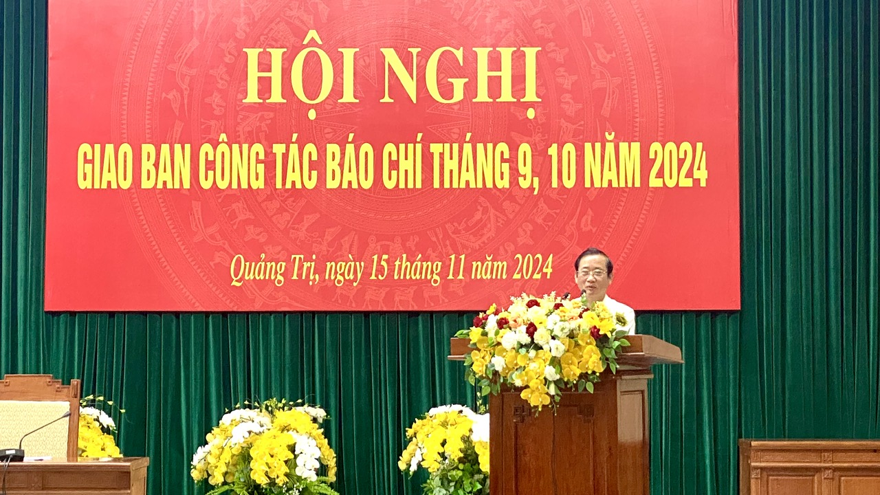 Giao ban báo chí tháng 9, 10 năm 2024