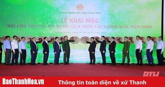 Eröffnung der Thanh Hoa Western Handels- und Tourismusmesse 2024