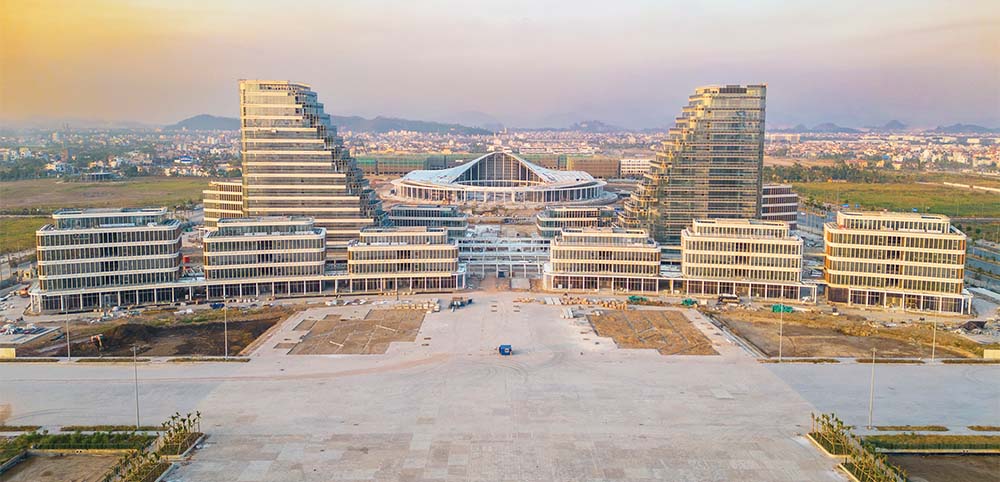 The new Political - Administrative Center of Hai Phong is also one of the centers of Thuy Nguyen City. Photo: Hoang Quan