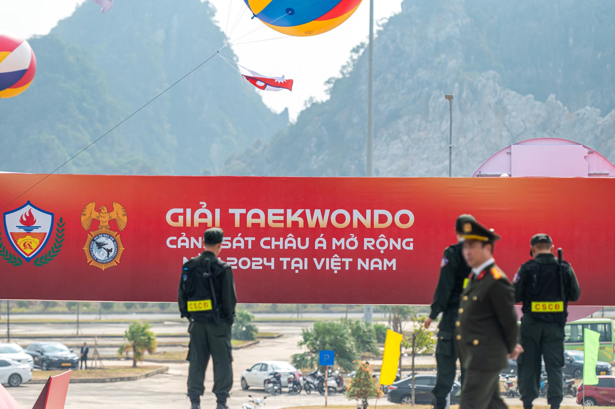 Quang Ninh est prêt pour la cérémonie d'ouverture du Championnat asiatique de taekwondo de la police photo 7