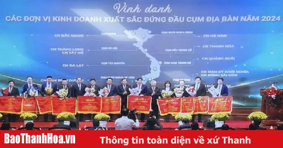 BIDV Thanh Hoa is the leading excellent business unit in the North Central cluster in 2024.